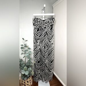 White House Black Market Strapless Lined Maxi Dress Size 2